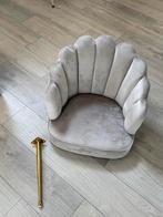 !!!!!ZES !!!!NIEUWE schelpstoelen taupe (set van 6.), Huis en Inrichting, Stoelen, Ophalen of Verzenden, Stof, Vijf, Zes of meer stoelen