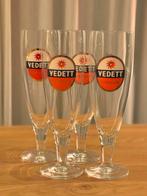Vedett bier glazen. 4stuks. Perfecte staat., Glas of Glazen, Ophalen of Verzenden, Overige stijlen, Glas