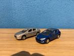 2x Peugeot 407 Sedan en SW 1:64 Grijs/Blauw Norev, Ophalen of Verzenden, Zo goed als nieuw, Auto