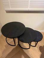 Salontafel set 3-delig, nesttafels, Huis en Inrichting, Tafels | Bijzettafels, Ophalen, Minder dan 45 cm, Minder dan 55 cm, Gebruikt