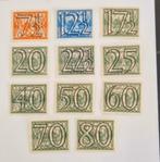 Nederland 1940 - nvph 356-373 - Cijfer type 'Guilloche', Postzegels en Munten, Postzegels | Nederland, Verzenden, T/m 1940, Postfris