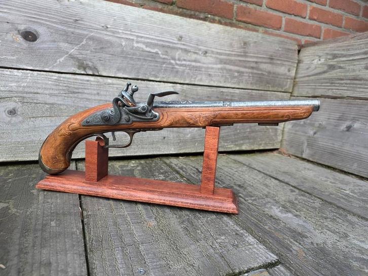 Antiek percussie / vuursteen pistool, Antiek en Kunst, Antiek | Overige Antiek, Ophalen of Verzenden