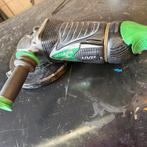 Hitachi haakse slijpmachine - met slijpschijfen, Ophalen of Verzenden, Gebruikt, 600 tot 1200 watt, Bandschuurmachine