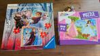 Frozen Puzzel en Prinsessen puzzel, Kinderen en Baby's, Gebruikt, Ophalen of Verzenden