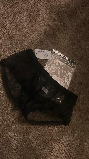 Super leuke geheel doorschijnende slip boxer maat s m beschikbaar voor biedingen