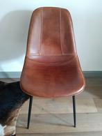 6 eetkamerstoelen in bizonleder ECHT LEDER, Ophalen, Zo goed als nieuw, Vijf, Zes of meer stoelen