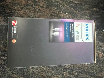 Philips Hue White & Color Ambiance E27 (2 stuks) beschikbaar voor biedingen