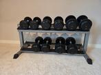 Dumbells gewichten rek 6 10 12 14 18 vaste prijs, Sport en Fitness, Fitnessmaterialen, Ophalen, Zo goed als nieuw, Dumbbell