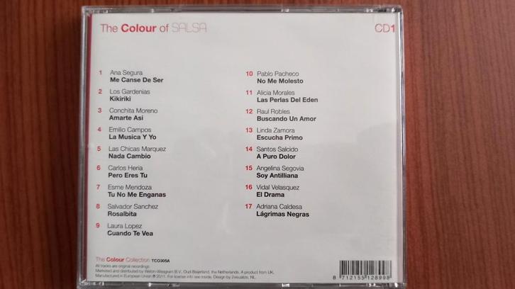 The Colour of Salsa - 3CD Boxset, Cd's en Dvd's, Cd's | Wereldmuziek, Gebruikt, Boxset, Ophalen of Verzenden