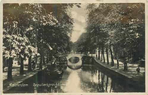 (381-087-029) Amsterdam Reguliersgracht, Verzamelen, Ansichtkaarten | Nederland, Noord-Holland, Ophalen of Verzenden
