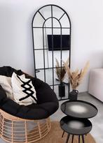 Wandspiegel met ramen, Huis en Inrichting, Woonaccessoires | Spiegels, Ophalen, Rechthoekig, Minder dan 100 cm