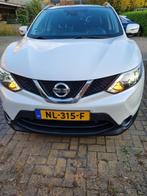 Nissan Qashqai 1.2 115PK Tekna Automaat 19" originele velgen, Auto's, Nissan, 65 €/maand, USB, 4 cilinders, Wit