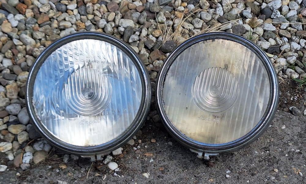 Toffe set antieke autolampen van Mercedes 170 V (1936-1939)., Gebruikt, ., Mercedes-Benz, Ophalen of Verzenden