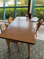 stoelen en tafels, Huis en Inrichting, Tafels | Eettafels, Ophalen, Gebruikt, 50 tot 100 cm, 100 tot 150 cm