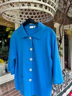 Zgan top van Toast mt S/M katoen, Kleding | Dames, Ophalen of Verzenden, Zo goed als nieuw, Blauw, Korte mouw
