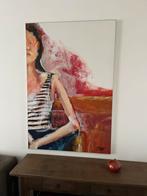 Schilderij Sjer Jacobs, Antiek en Kunst, Kunst | Schilderijen | Modern, Ophalen