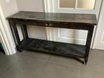 Opknap sidetable…herfst en of kerst tafel voor op de Veranda, Ophalen, Gebruikt, 100 tot 150 cm, 25 tot 50 cm