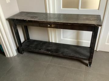 Opknap sidetable…herfst en of kerst tafel voor op de Veranda beschikbaar voor biedingen