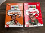 2 leerzame kaartspellen Kennis Kids Ik leer rekenen/Engels, Een of twee spelers, Ophalen of Verzenden, Zo goed als nieuw