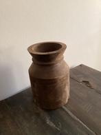 Mooie houten pot, Huis en Inrichting, Woonaccessoires | Vazen, Ophalen, Overige materialen, Overige kleuren, Zo goed als nieuw