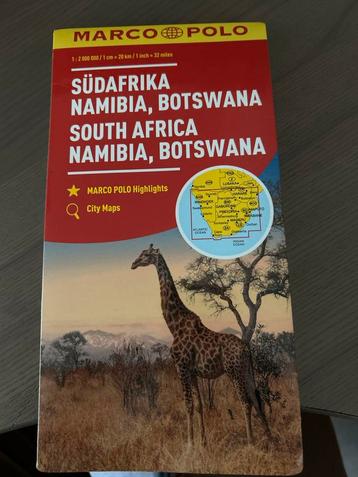 Landkaart Zuid-Afrika, Namibië, Botswana - Marco Polo beschikbaar voor biedingen