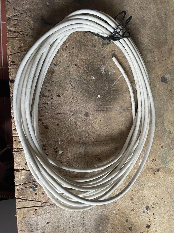 Coax kabel 2 x 5,00 meter, Audio, Tv en Foto, Audiokabels en Televisiekabels, Zo goed als nieuw, Coaxiale kabel, 5 tot 10 meter