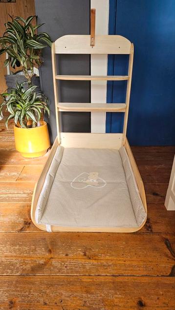 ROBA Opvouwbare Luiertafel, Natuurlijk Hout Ruimtebesparende beschikbaar voor biedingen