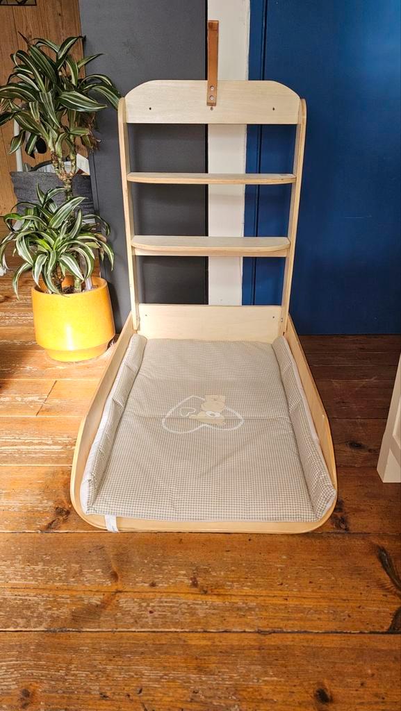 ROBA Opvouwbare Luiertafel, Natuurlijk Hout Ruimtebesparende, Kinderen en Baby's, Kinderkamer | Bedden, Zo goed als nieuw, Minder dan 140 cm