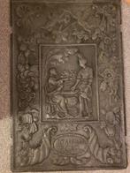 Antieke 19e eeuwse gietijzeren haardplaat (als nieuw), Ophalen