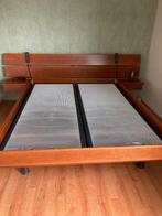 Avek 2 pers bed 160x210 cm, Ophalen, Bruin, 210 cm, Tweepersoons