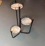 Plantenstandaard marmer, Ophalen, Gebruikt, 50 tot 75 cm, Zwart