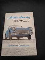 Austin Healy Sprite Mark IV orgineel boekje, Ophalen of Verzenden