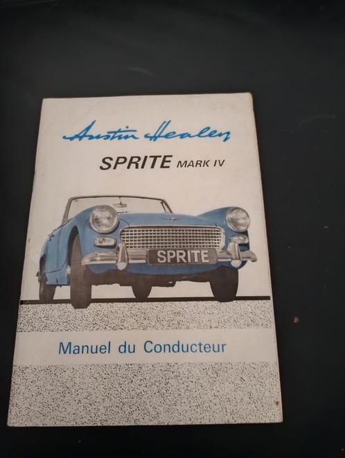Austin Healy Sprite Mark IV orgineel boekje, Auto diversen, Handleidingen en Instructieboekjes, Ophalen of Verzenden