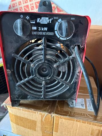 Kelfort Ventilatorkachel 3KW beschikbaar voor biedingen