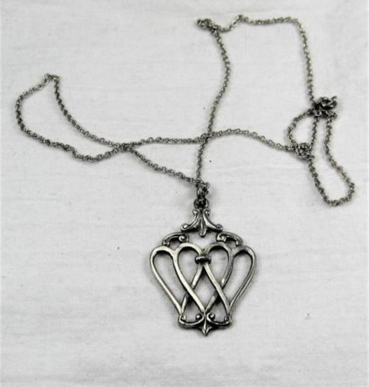 John Hart Schotse luckenbooth hanger 925 + ketting 1976 (796, Sieraden, Tassen en Uiterlijk, Kettinghangers, Zo goed als nieuw