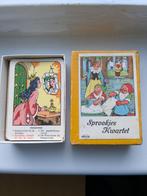 Oud sprookjes kwartet, Verzamelen, Speelkaarten, Jokers en Kwartetten, Ophalen of Verzenden, Gebruikt, Kwartet(ten)