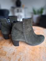 Gabor donkergroene Enkellaarsjes - Maat 40.5, Gabor, Ophalen of Verzenden, Zo goed als nieuw, Lage of Enkellaarzen