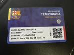 Seizoenkaart Abonament Barcelona 18-19 Lateral, Ophalen, Gebruikt, Buitenlandse clubs, Overige typen