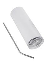 RVS Tumbler 600ml (20oz) – Witte Sublimatiebeker met Deksel, Huis en Inrichting, Keuken | Servies, Ophalen of Verzenden, Nieuw