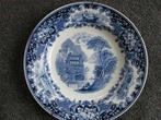 mooi Delftblauw bord van P. Regout Maastricht, Ophalen of Verzenden