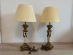 Vintage Empirestijl set tafellampen, Huis en Inrichting, Lampen | Tafellampen, Ophalen of Verzenden, Zo goed als nieuw, Minder dan 50 cm
