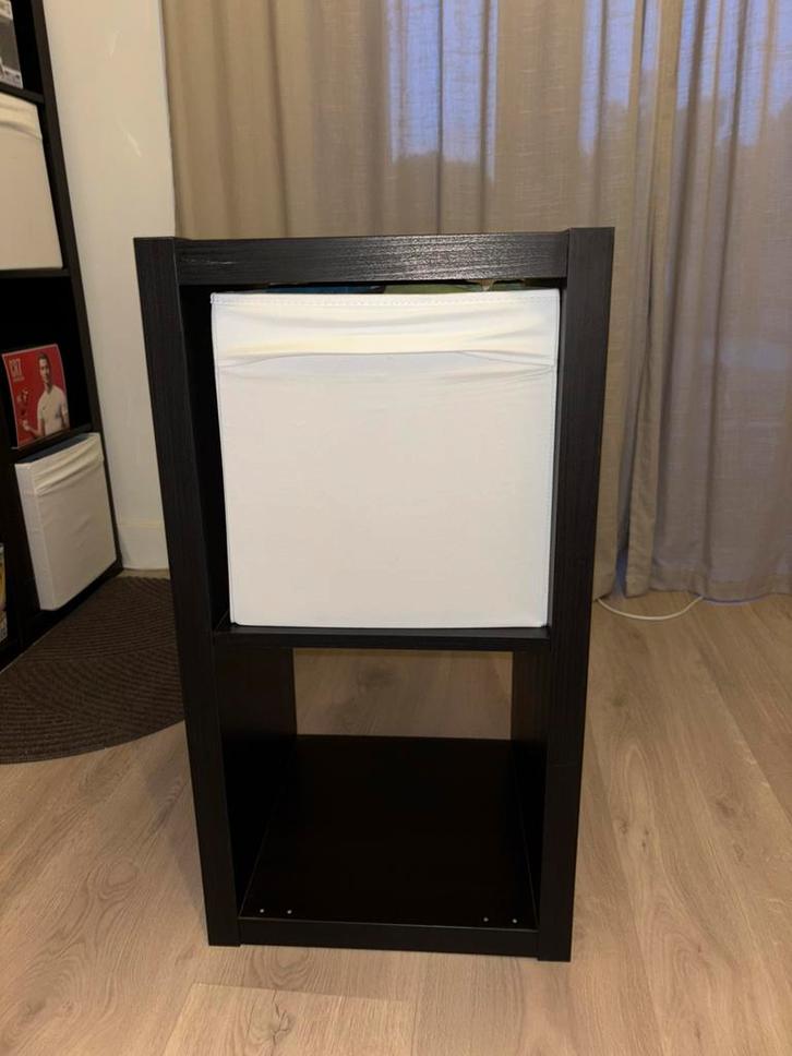 2 (nacht)kastjes ikea (kallax), Huis en Inrichting, Woonaccessoires | Spiegels, Zo goed als nieuw, Minder dan 50 cm, Minder dan 100 cm