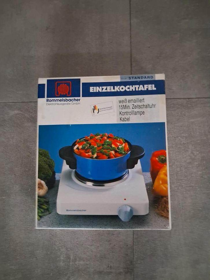 Rommelsbacher Einzelkochtafel - Elektrisch, Witgoed en Apparatuur, Kookplaten, Gebruikt, Vrijstaand, Elektrisch, 3 kookzones of minder
