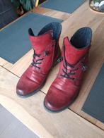 Lederen boots maat 39, Kleding | Dames, Schoenen, Lage of Enkellaarzen, Ophalen of Verzenden, Zo goed als nieuw, Rood