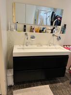 Thebalux Type Glacier wit wastafel 120 x 45 x 8 cm, Huis en Inrichting, Badkamer | Badkamermeubels, Gebruikt, 100 tot 150 cm, Ophalen of Verzenden