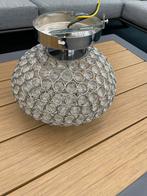 Mooie Plafondlamp met Kristallen Bol, Huis en Inrichting, Lampen | Hanglampen, Ophalen, Zo goed als nieuw, Metaal, Minder dan 50 cm