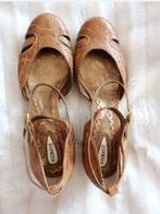 Cognackleurige gemêleerde 100% leren schoenen van Vic Matiē, Kleding | Dames, Schoenen, Schoenen met lage hakken, Bruin, Verzenden