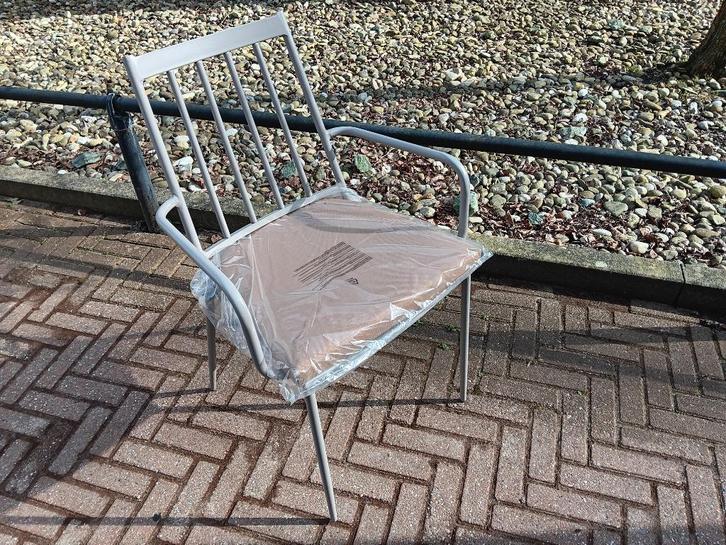 Nieuwe metalen horeca terrasstoelen, Tuin en Terras, Tuinstoelen, Nieuw, Metaal, Stapelbaar, Ophalen