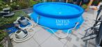 Intex Zandfilter 8m3/h & Zoutwatersysteem QS1200, Ophalen, Gebruikt, 200 tot 300 cm, Opblaaszwembad