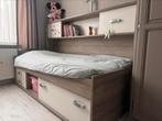 Kinderbed met ombouw 90x200, Ophalen, 85 tot 100 cm, Zo goed als nieuw, Matras